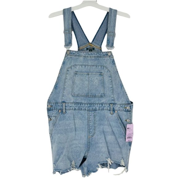 Wild Fable Denim Shortalls Light Wash Various Sizes